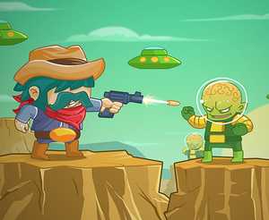 Cowboy vs. Martians game