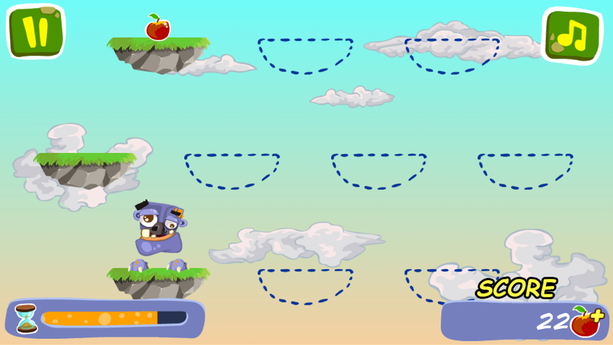 Jom Jom Jump game screenshot