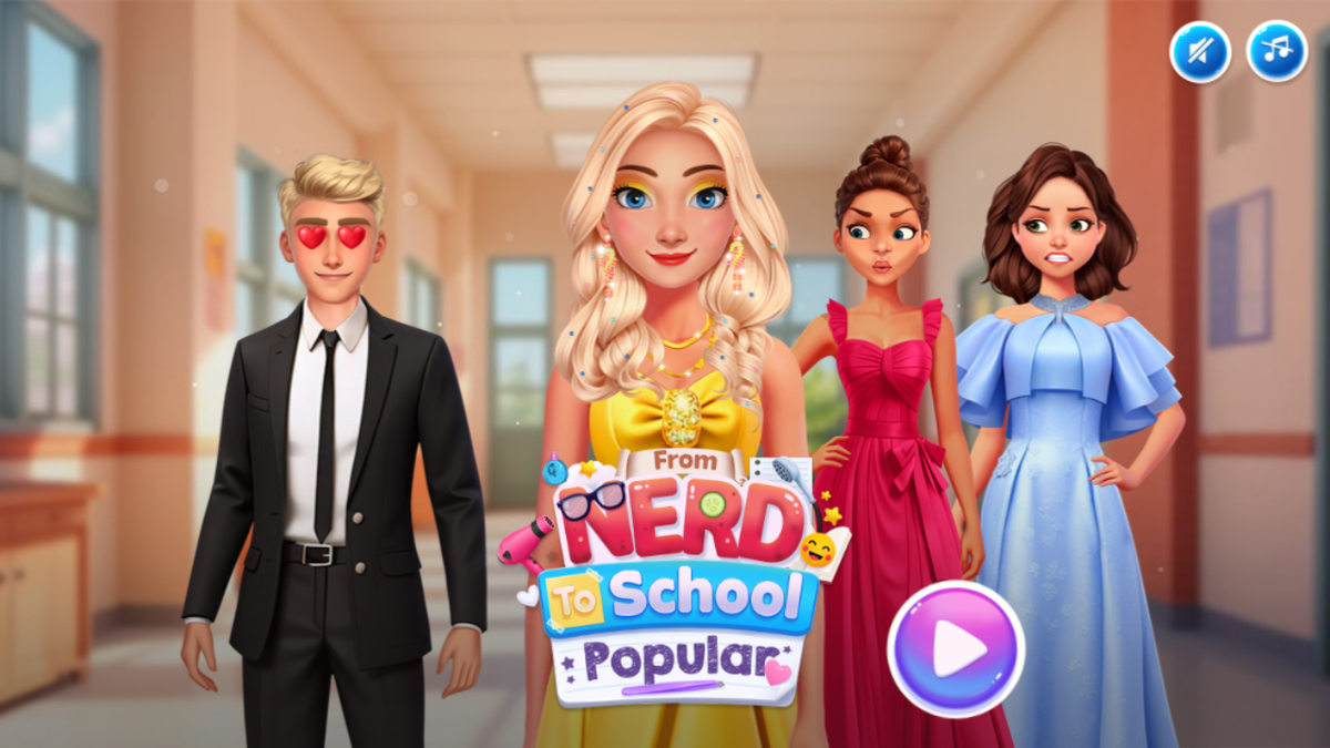 From Nerd to School Popular game screenshot
