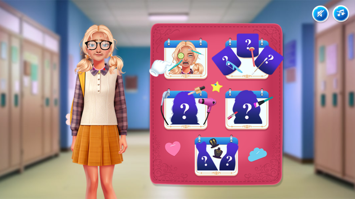 From Nerd to School Popular game screenshot
