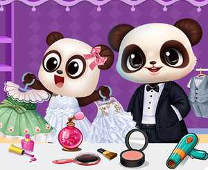Panda Tropical Wedding Story game