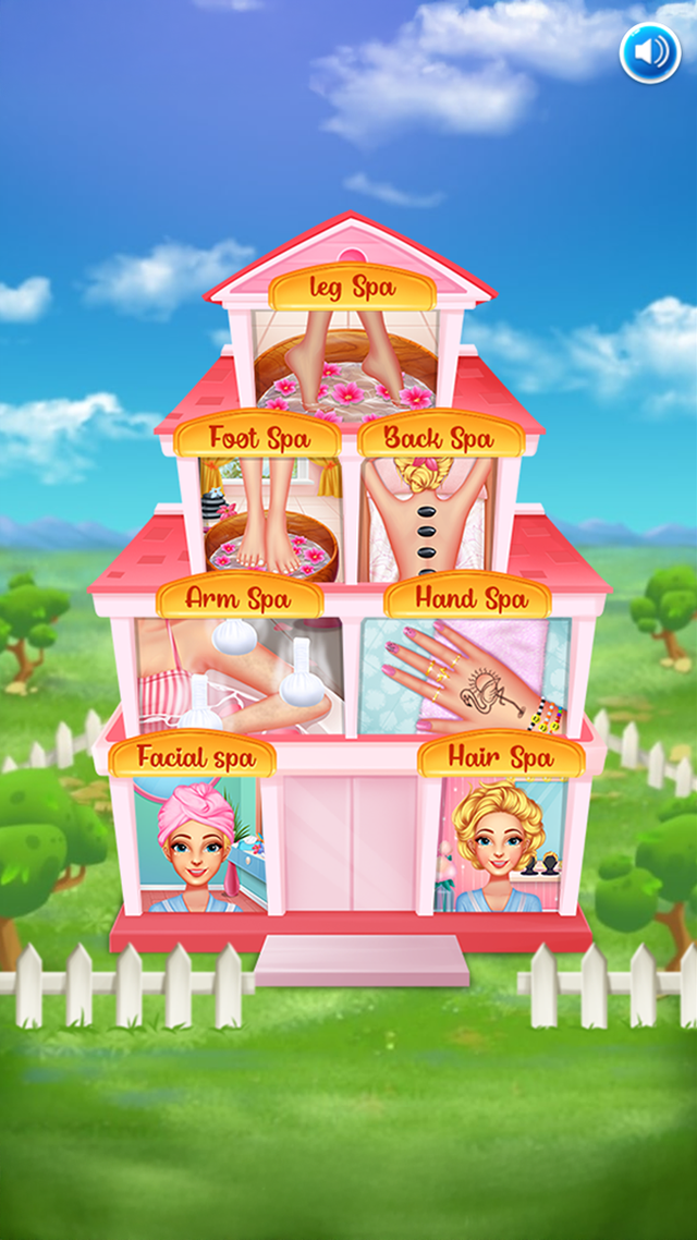 Ellie Summer Spa Beauty Salon game screenshot