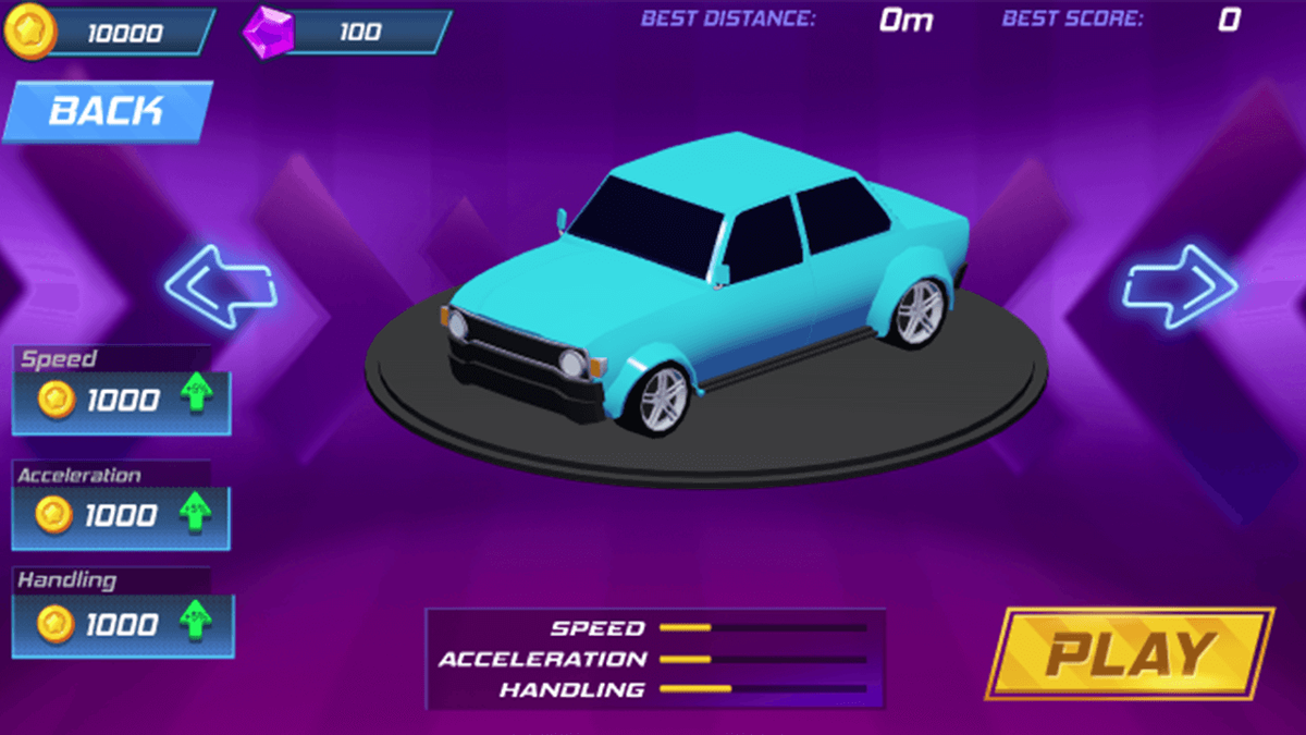 Rampage Racer game screenshot