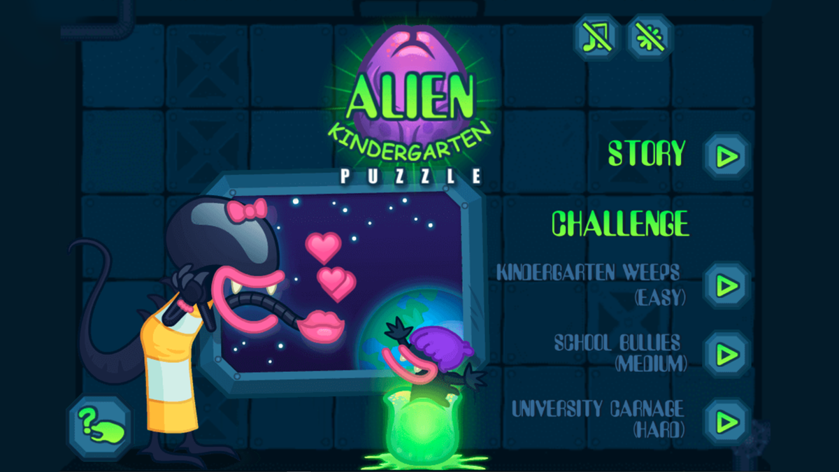 Alien Kindergarten game screenshot