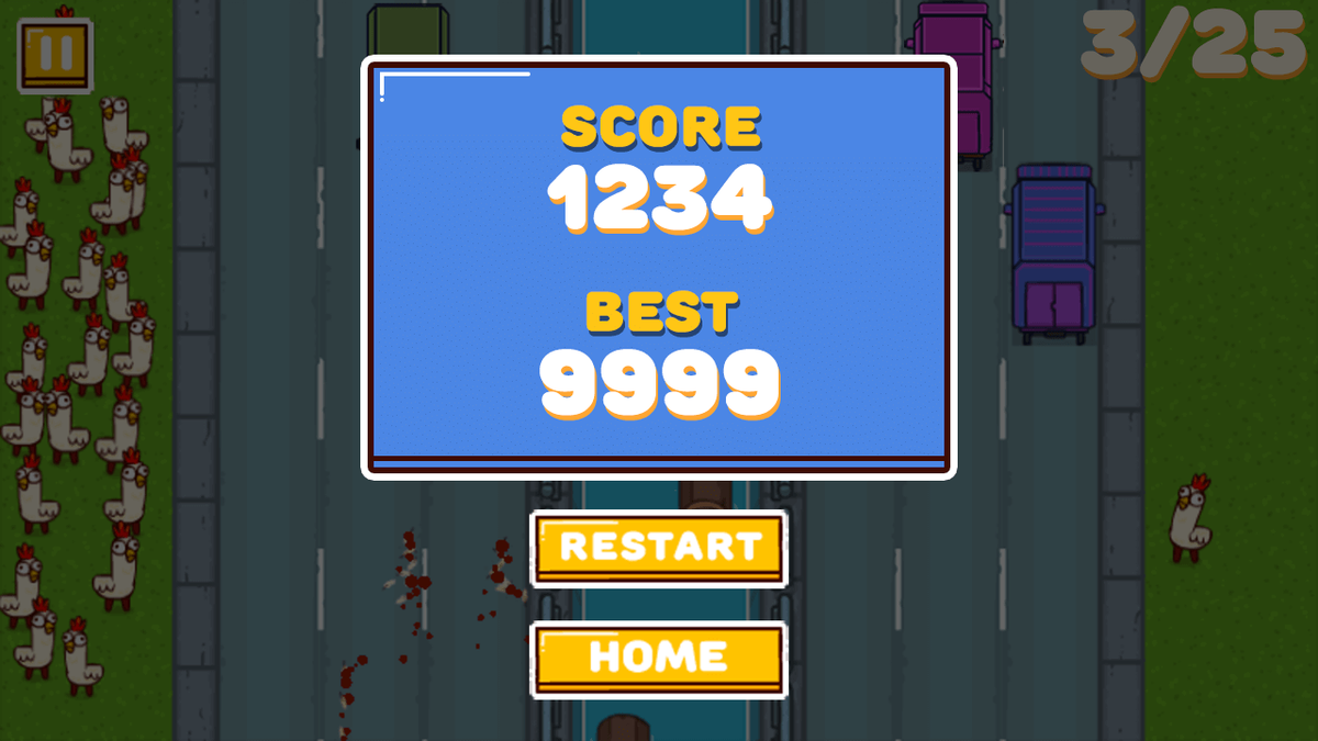 Go Chicken Go game screenshot