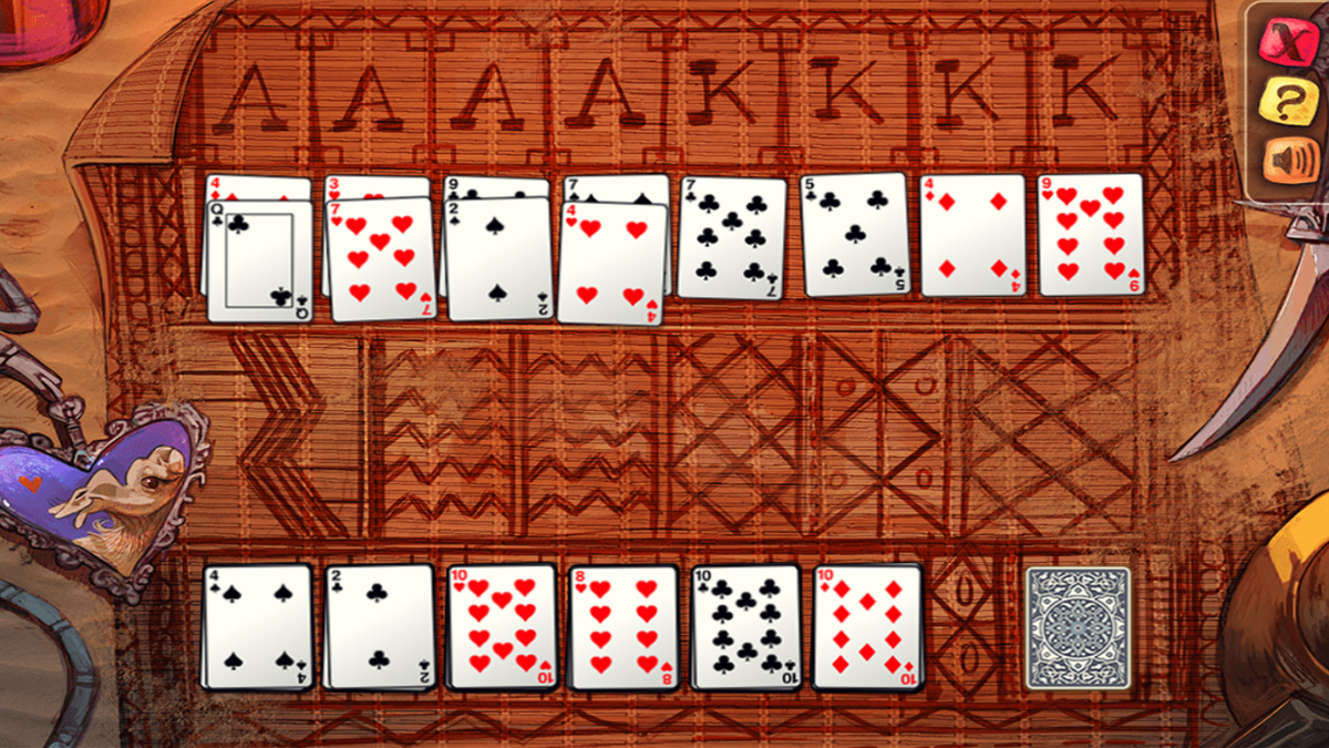 Algerian Solitaire game screenshot