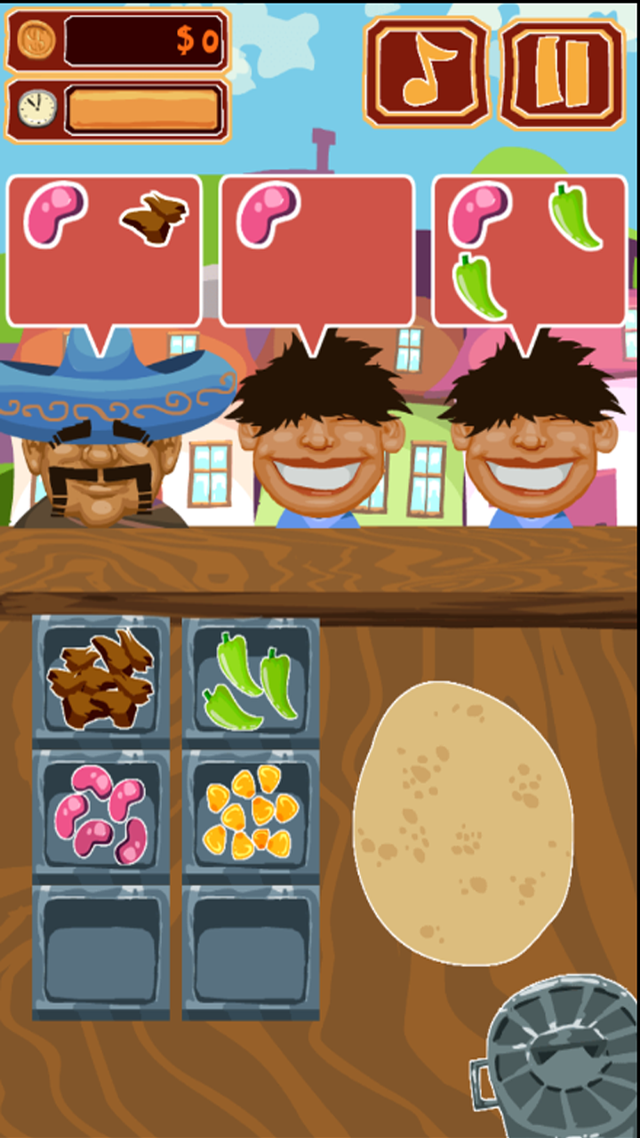Yummy Taco game screenshot