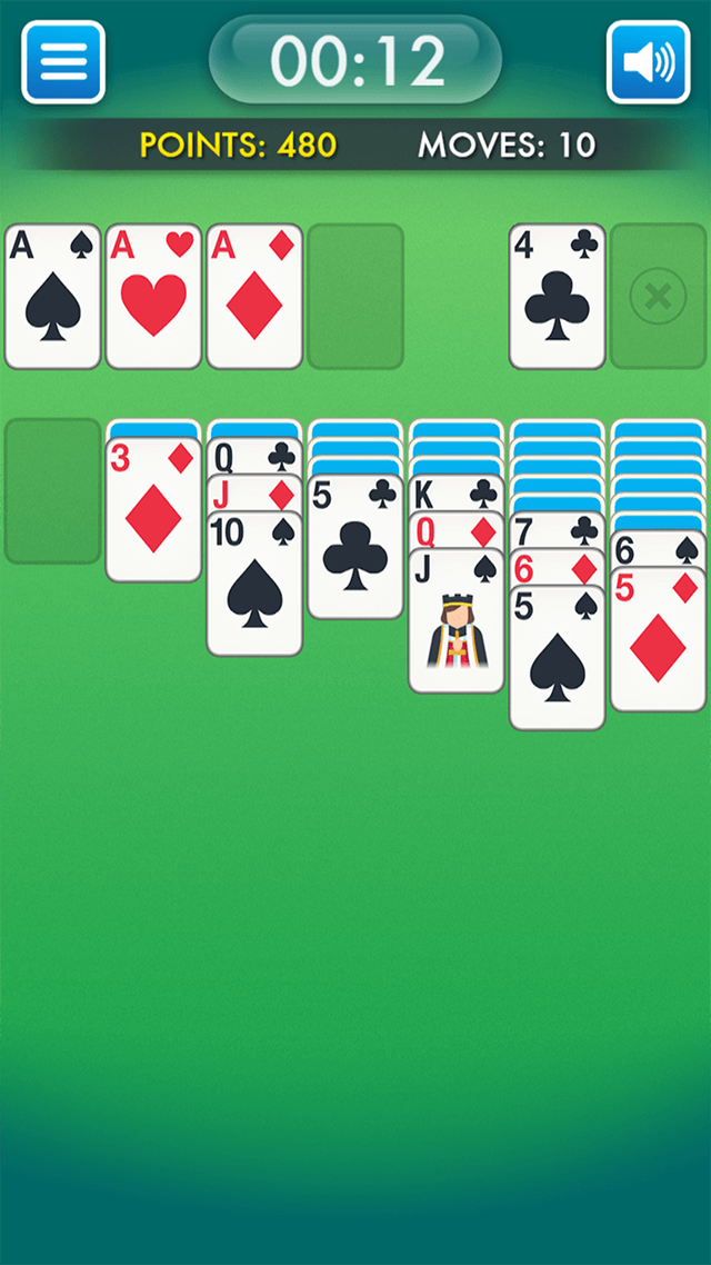 Solitaire Gold game screenshot