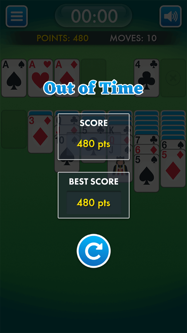 Solitaire Gold game screenshot