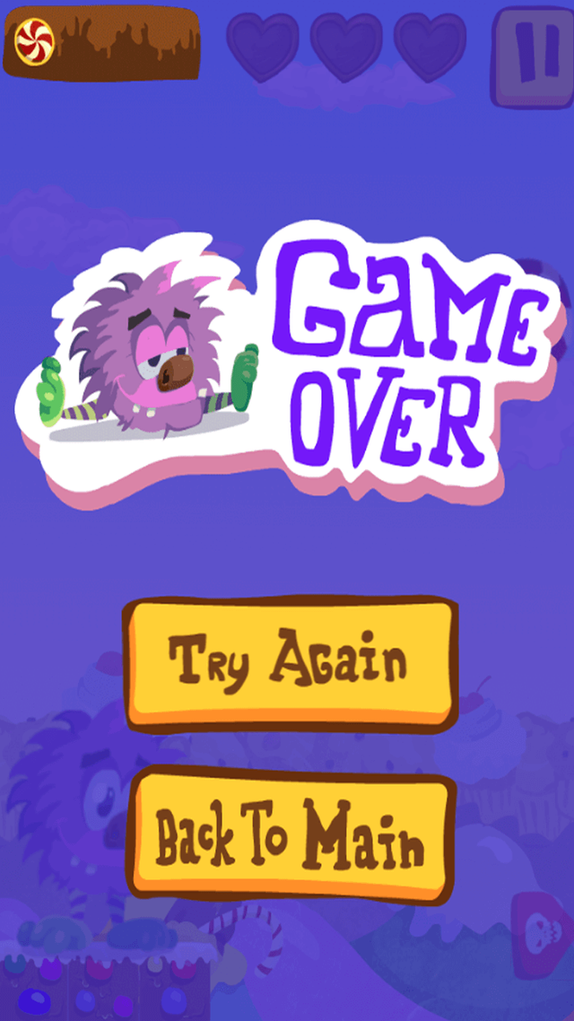 Monster Wants Candy game screenshot