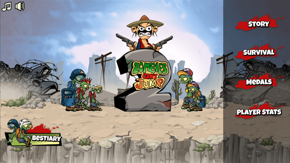 Zombies Can't Jump 2 game screenshot