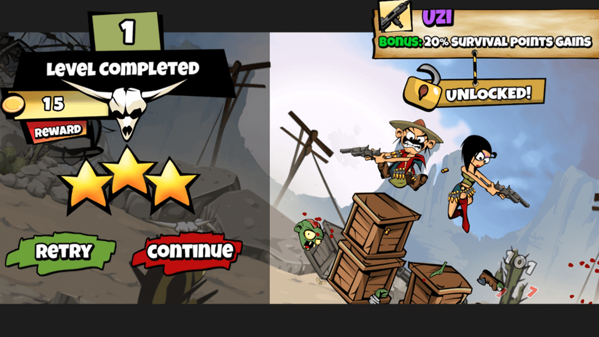 Zombies Can't Jump 2 game screenshot