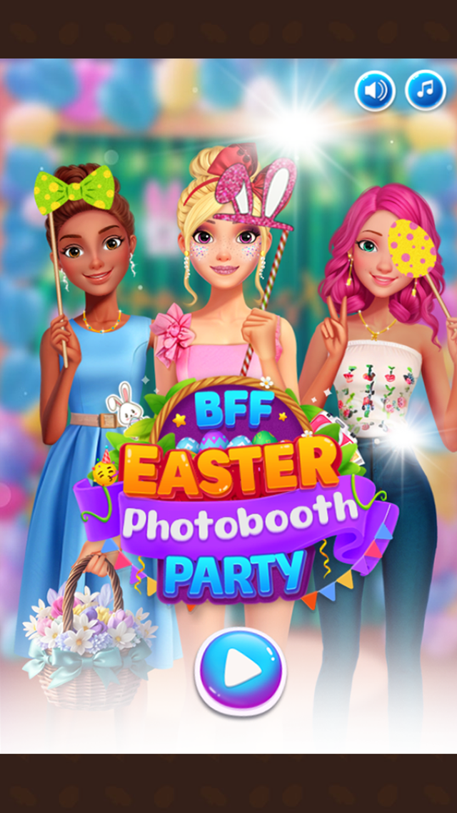 BFF Easter Photobooth Party game screenshot