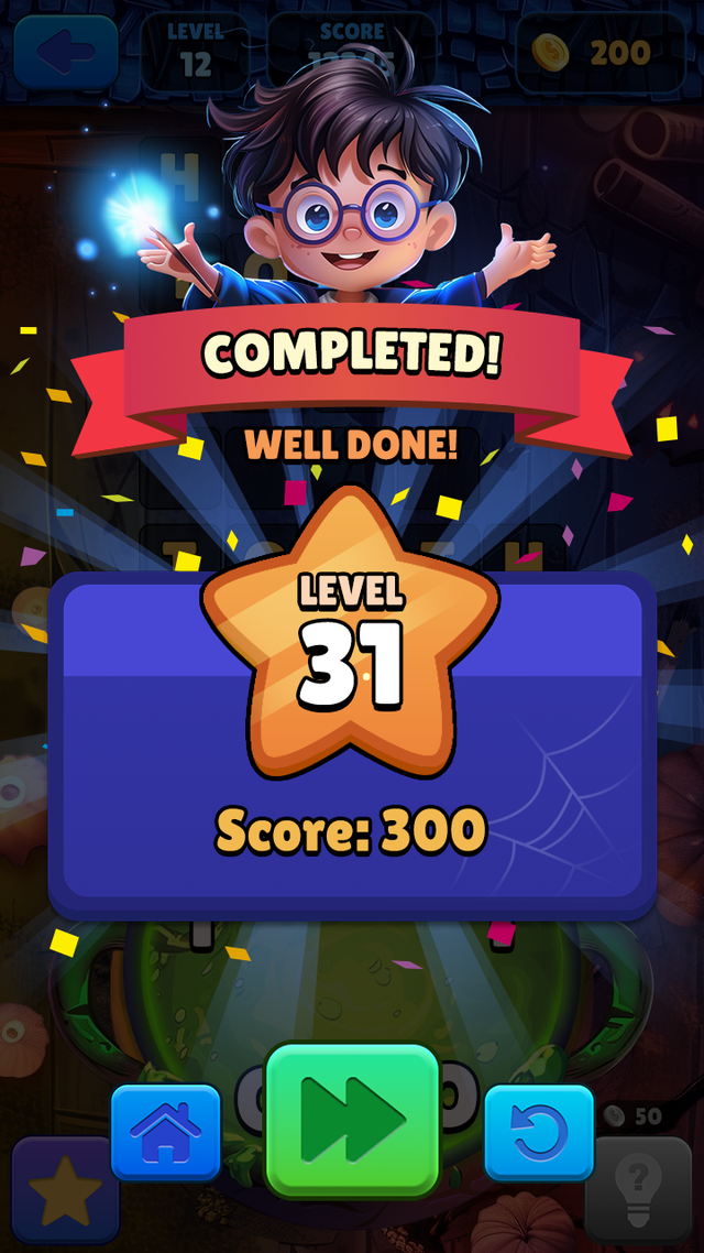 Spell Wizard game screenshot