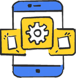 Mobile with utility apps in it